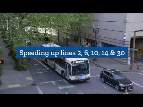 Speeding up buses on SW Madison