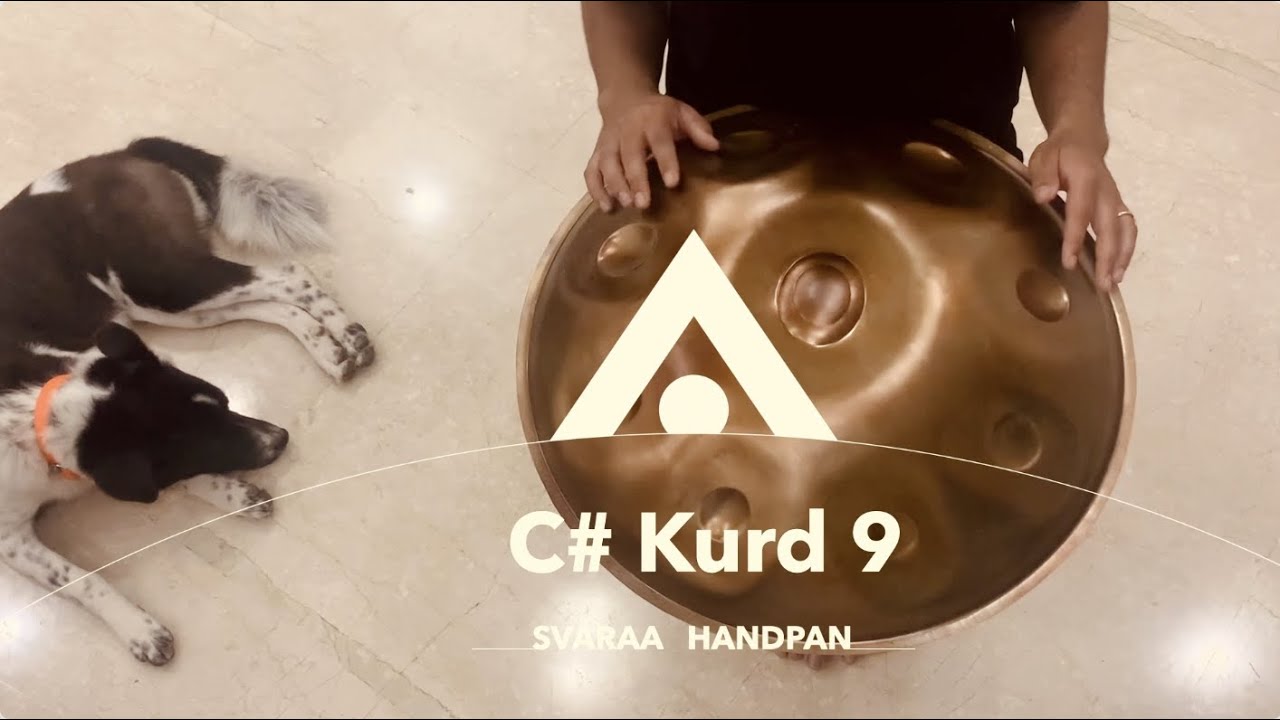 Svaraa Handpan - C# Kurd 9 Ember stainless steel, India