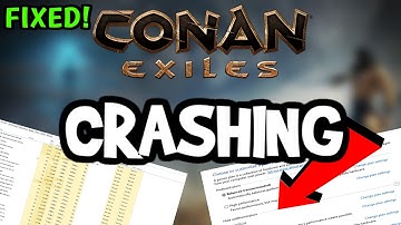 How To Fix Conan Exiles Crashing! (100% FIX)