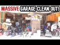 MASSIVE GARAGE CLEAN OUT / DISASTER CLEAN WITH ME / CLEANING MOTIVATION / DECLUTTER & ORGANIZE /SAHM