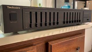 Technics SH-8017 Stereo Graphic 7 Band Equalizer EQ