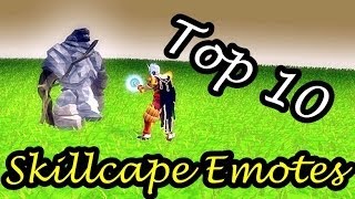 Top 10 Skill Cape emotes in RuneScape