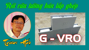 [G VRO] Rót vữa tường bán lắp ghép panel 3d G-VRO #shorts