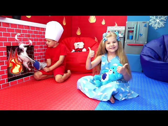 Diana and Roma Play in New Room | Collection of videos for children class=