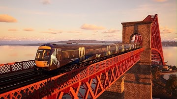 Train Sim World 4 Class170 Turbostar Fife Circle Line Forth Bridge Scotland PS5 Gameplay