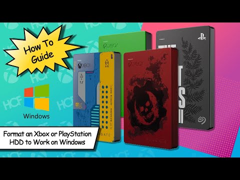 How to Format an Xbox or PlayStation Hard Drive to Work on a Windows PC | How To Guide