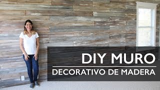 DIY Muro Decorativo de Madera pintada con Chalk Paint®