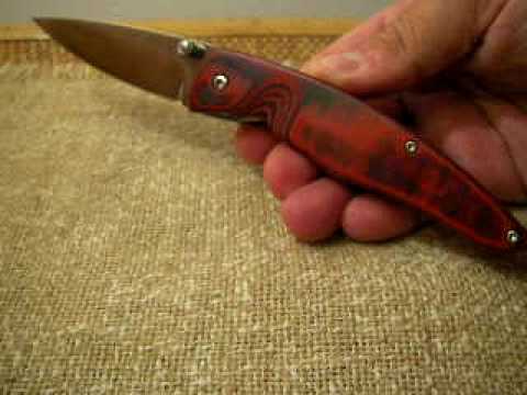 Coltello Custom By Alan Harvey Modello -CK- Gentle...