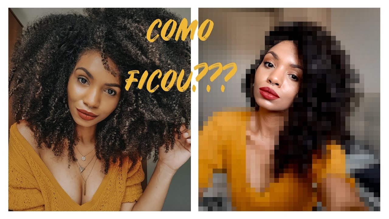 FIZ BOBES NO MEU CABELO CRESPO