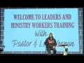 Must Watch! Pre-Pandemic Leaders and Ministry Workers Training with Dr. R.A.Vernon