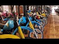 Rows of classics at the new england motorcycle museum