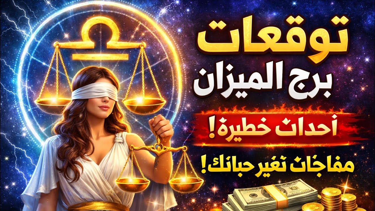 برج الميزان اليوم ⚖️ رزق كبير ورقه تخلص على خير سجد ه شكرا الله كيك حلو وخطوبه ونصر على هذا الش
