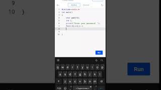 password kaise banaye in C language#shorts