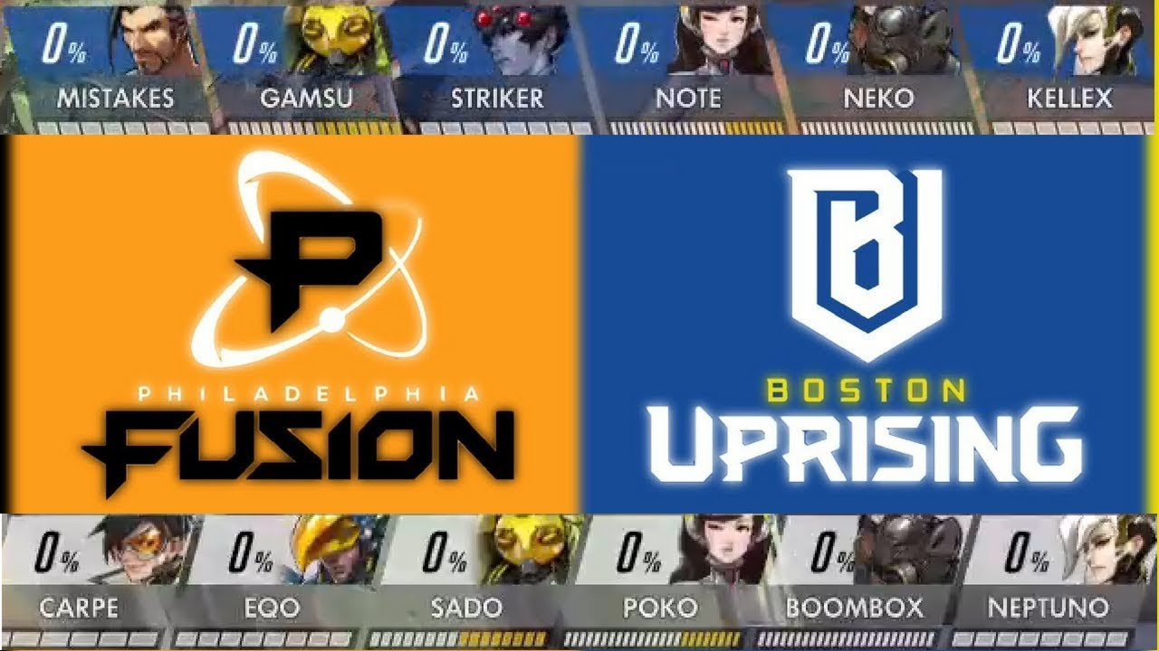 Philadelphia Fusion vs Boston Uprising vod review by W.H.O Taang
