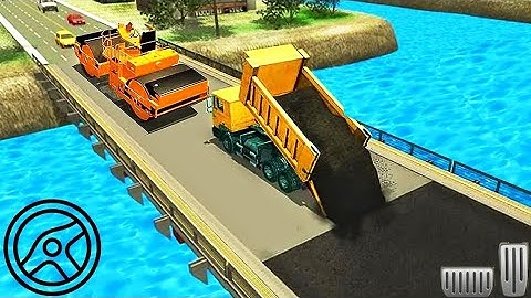 Complete Bridge Road Builder Simulator - Mega City Road Construction 3D - jcb game -Android GamePlay