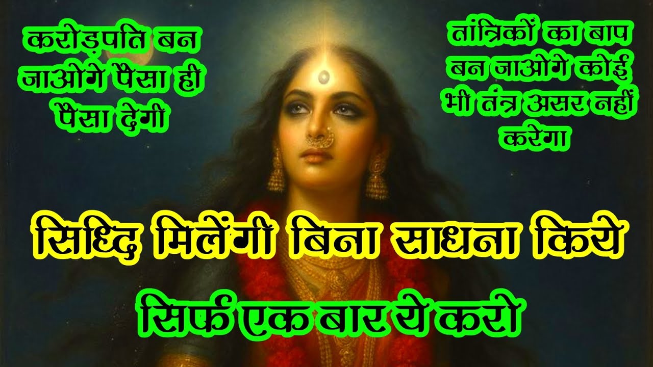 सिद्धि मिलेगी बिना साधना किये 🤯 सिर्फ एक बार यह करो / 1 दिन की साधना | साधना अनुभव