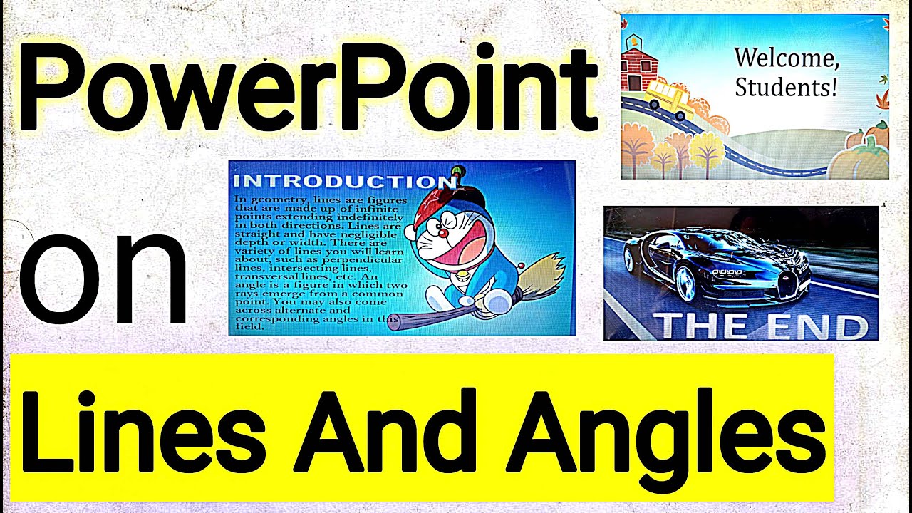 PowerPoint (PPT) on Lines And Angles !! Class :- 7,9 - YouTube