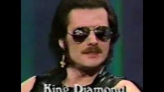 King Diamond {interview joe franklin show 1987}