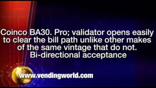 UNDERSTANDING DOLLAR BILL VALIDATORS ON A VENDING MACHINE