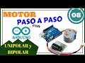 🍏 MOTOR PASO A PASO con Arduino ► [ULN2003, L298, L293D] 🍎 Unipolar y Bipolar #008