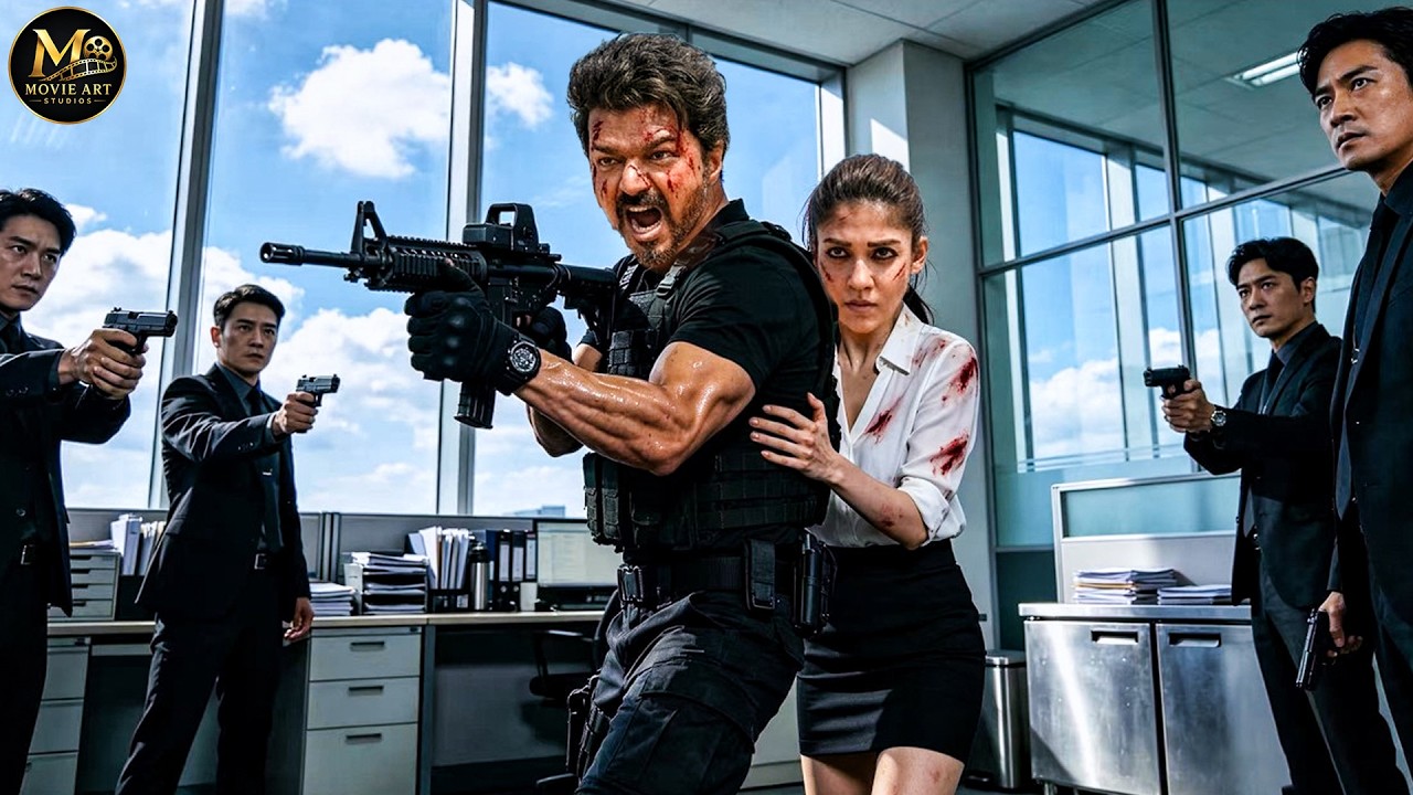 ⁣Thalapathy Vijay & Sreeleela Full Action Movie | Ghatochk | Latest South Indian Hindi Dubbed Mov