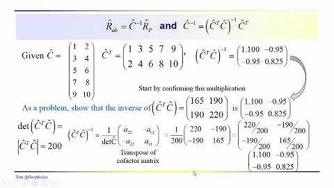 Geophysics: Seismic - AVO inversion - the Marquart Levenburg approach