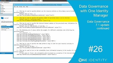 One Identity Manager | Data Governance with 1IM #26 | DGE 7.1 Update
