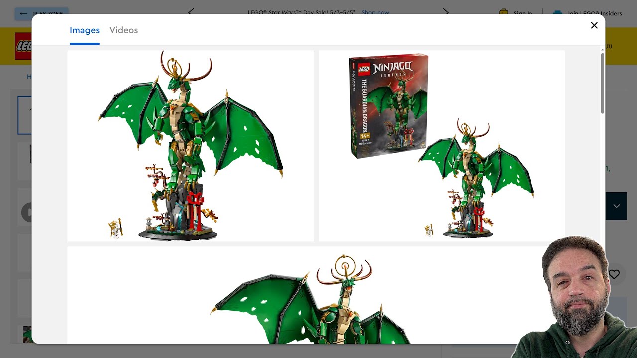 You shamed me so much for this! LEGO Ninjago Guardian Dragon borked unveiling 71847 #NotSponsored