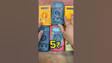 Multimeter repair #experiment #elictrical #shorts