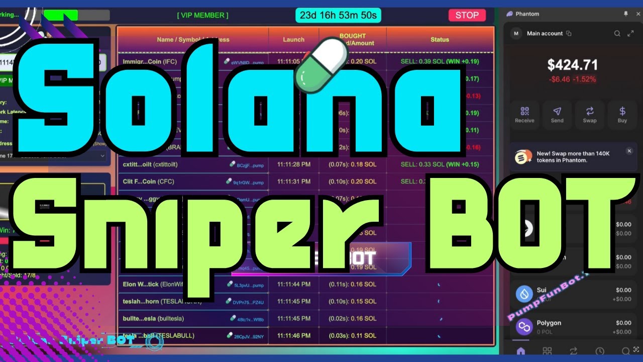 Solana MEV Bot Sandwich Defense + Pump Fun Sniper Bot - YouTube