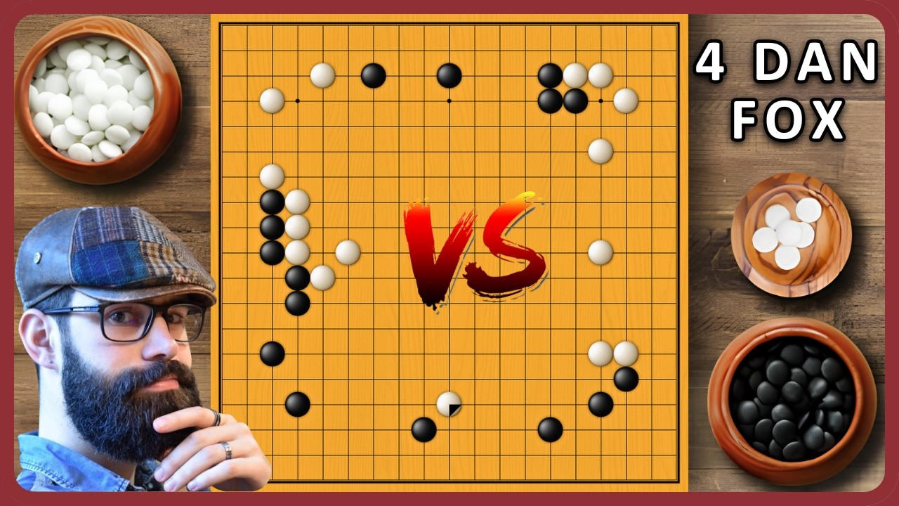 J'affronte un 4 Dan Fox (56) | Partie de Go Commentée