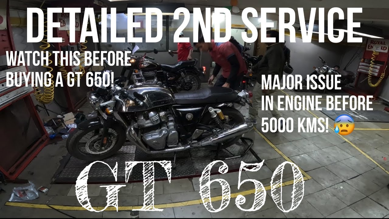 GT 650 SECOND SERVICE | MAJOR PROBLEM IN ENGINE😰| 