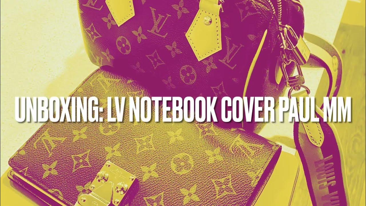 LOUIS VUITTON PAUL NOTEBOOK COVER MM UNBOXING!!!