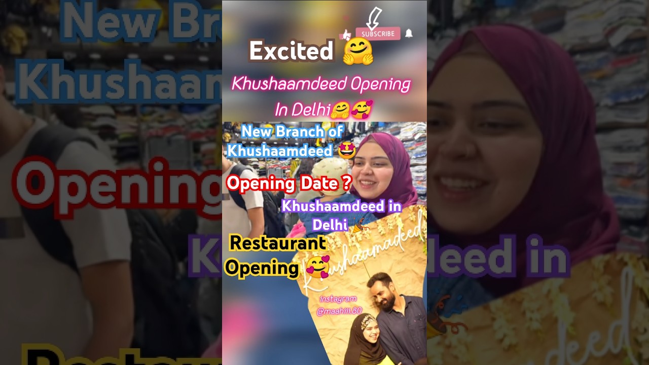 Khushaamdeed New Branch In Delhi | Restaurant Opening | Saba Ibrahim | Saba Khalid Niaz 