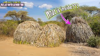 Curious!!!What HADZABE TRIBE keeps in their HUTS ??//Hunter Gatherer Tribe of Tanzania screenshot 2