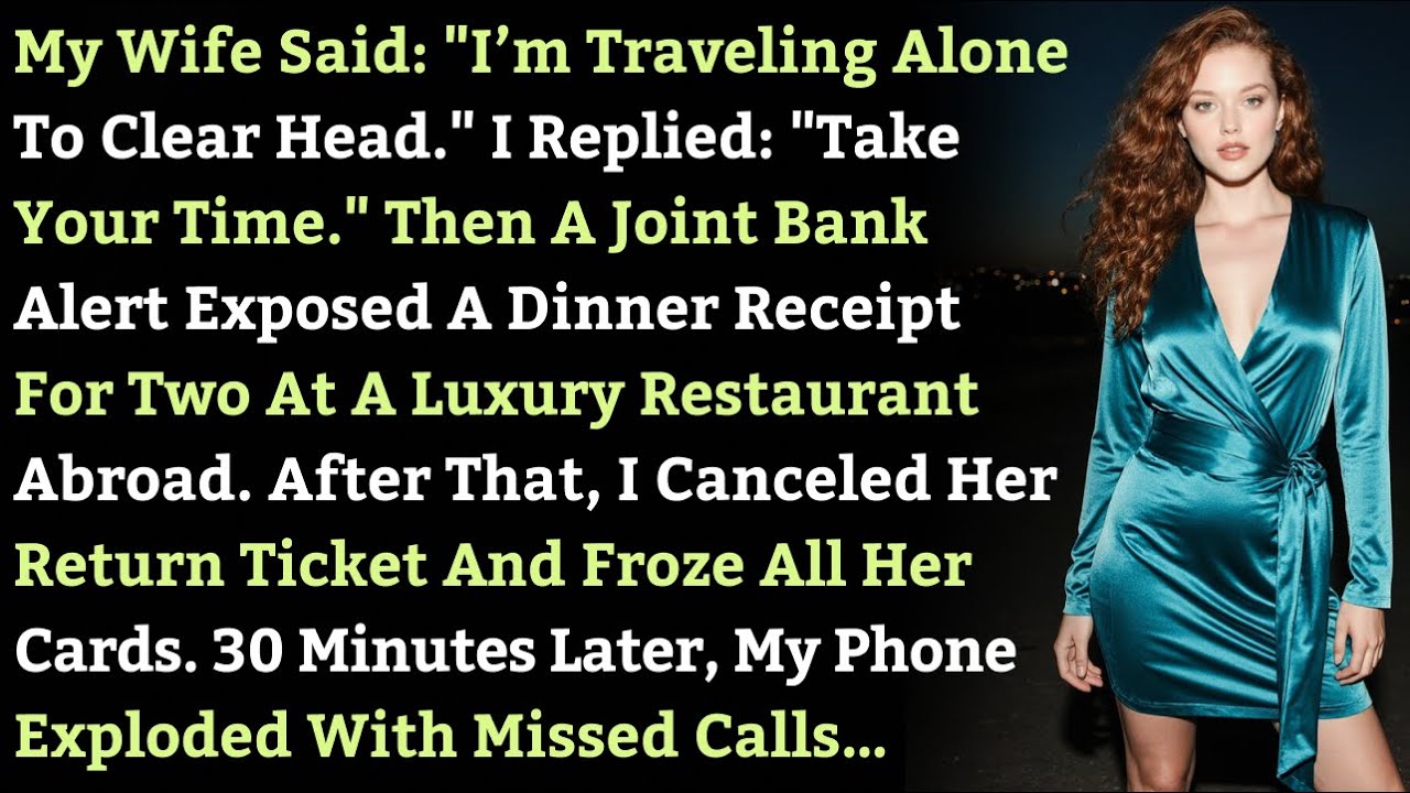 Моя жена сказала: «Путешествую один, чтобы проветрить голову». Я ответил: «Не торопись». А потом ...