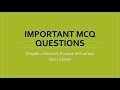 Class 11|Business Studies Chapter-1 Important MCQ|Term-1 Exam |Nature &amp; Purpose of Business|2021-22|
