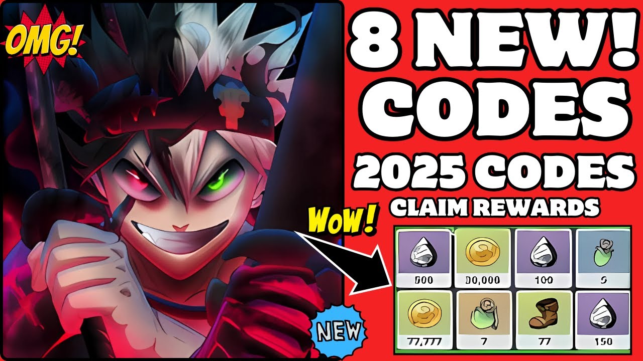 🌸NEW & LATEST🌸 BLACK CLOVER MOBILE COUPON CODES JANUARY 2025 - BLACK CLOVER MOBILE REDEEM CODES