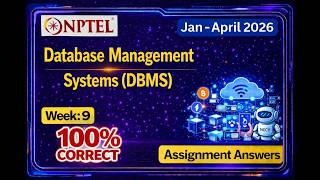 NPTEL Introduction to Database Systems Week 9 Assignment 9 answers (100 % Correct)|#dbms 