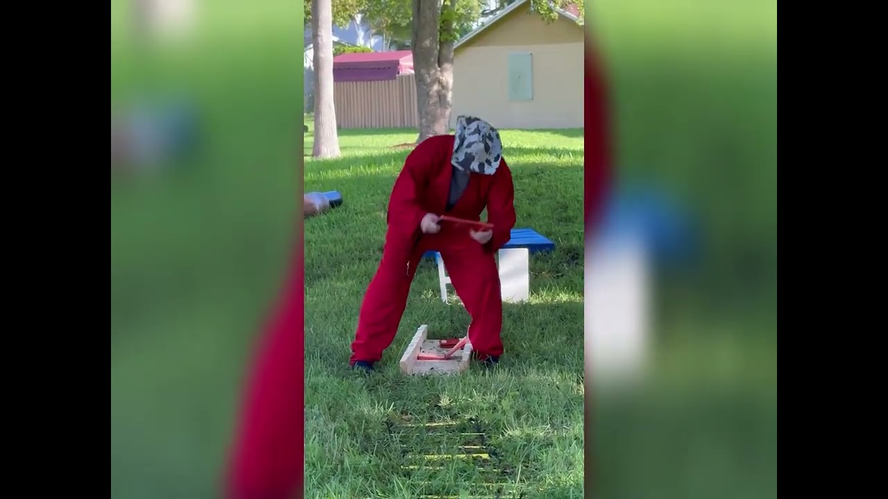 Тест на скорость, технику и ловкость | Курс воина-ниндзя боевых искусств 