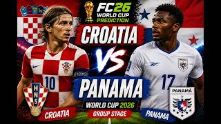Croatia Vs Panama | FC 26 World Cup Prediction 🔥 | Group L Showdown