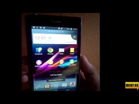 How to take Screen Shot on Sony Xperia Z1 with built in Software .