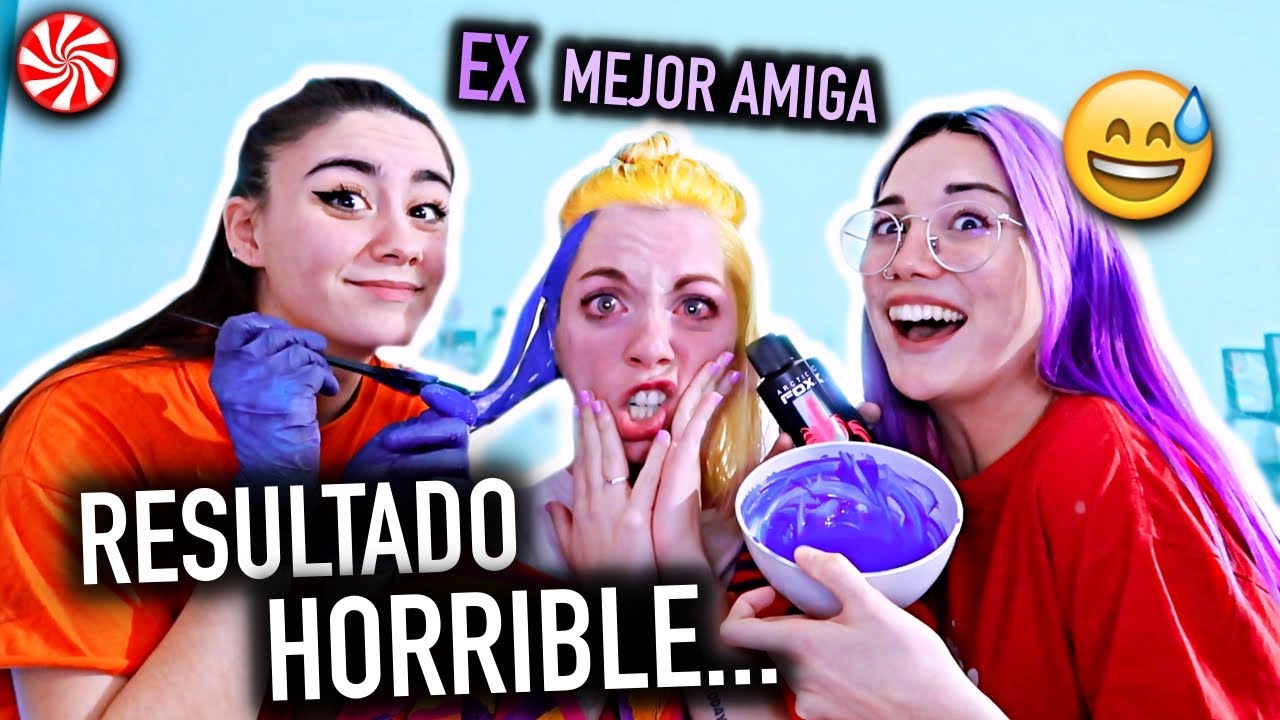 LE CAMBIAMOS EL LOOK a nuestra AMIGA 😅 DECOLORACIÓN... | Carla Laubalo #DiciembreHermanil 9