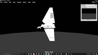 how to animated the Imperial shuttle to make it's wings fold