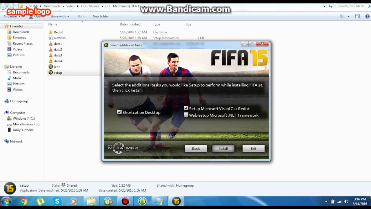 How to install FIFA 15-ULTIMATE TEAM?