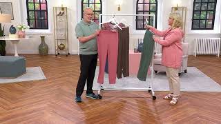 Denim & Co. Soft Blend Knit Slim Straight Ankle Pant on QVC screenshot 2