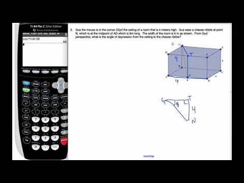 IB MAI HL - 7.03.2 Elevation and Depression Right Triangle Trigonometry