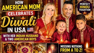 HOW WE CELEBRATE DIWALI 🪔 in USA 🇺🇸 