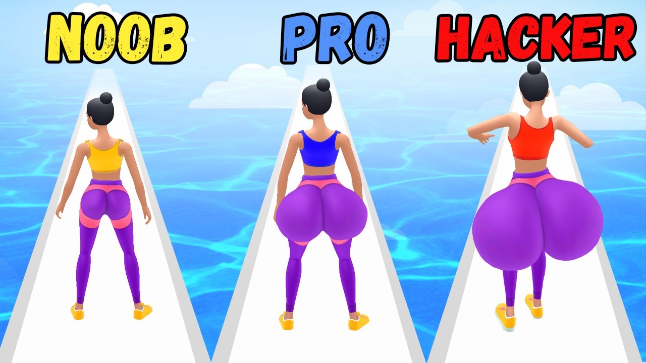 Noob Vs Pro Vs Hacker In Twerk Race 3d Youtube