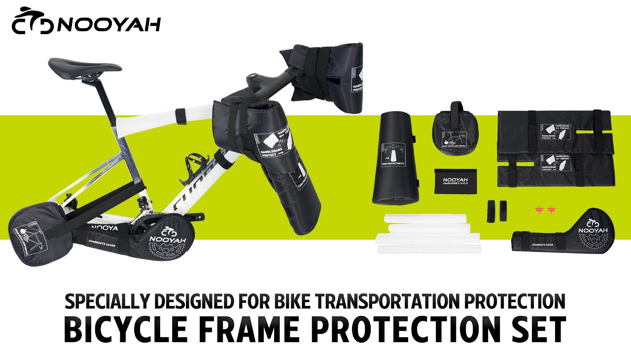 NOOYAH Bike Frame Protection Set – Full Installation Guide for Travel & Transport